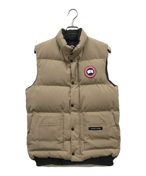 CANADA GOOSE（カナダグース）CANADA GOOSE (カナダグース) FREESTYLE VEST/4125M ベージュ サイズ:Sの古着・服飾アイテム