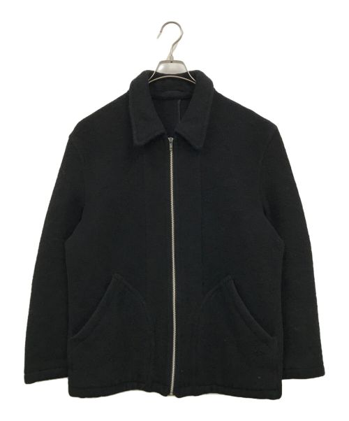 COMME des GARCONS HOMME（コムデギャルソン オム）COMME des GARCONS HOMME (コムデギャルソン オム) ウールジップブルゾン/HJ-080810 ブラック サイズ:Mの古着・服飾アイテム