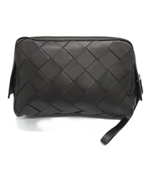 BOTTEGA VENETA（ボッテガベネタ）BOTTEGA VENETA (ボッテガベネタ) マキシイントレチャート セカンドバッグ ブラウンの古着・服飾アイテム