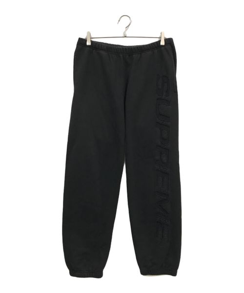 SUPREME（シュプリーム）Supreme (シュプリーム) set in logo sweatpant ブラック サイズ:MEDIUMの古着・服飾アイテム