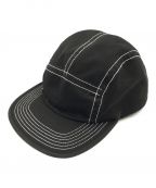 SUPREMEシュプリーム）の古着「Fitted rear patch camp cap」｜ブラック