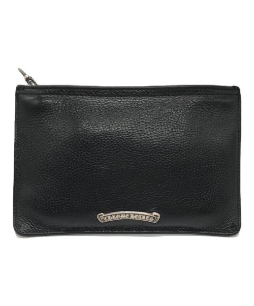 CHROME HEARTS（クロムハーツ）CHROME HEARTS (クロムハーツ) ZPR CHNG PURSE2 ブラックの古着・服飾アイテム