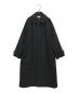 MAISON SPECIAL（メゾンスペシャル）の古着「Super170s Prime-Over Melton Balmachan Coat/11232161201/ラグランスリーブコート」｜ブラック