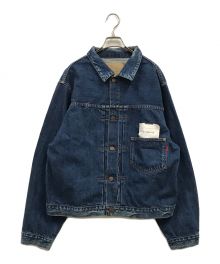 anachronorm（アナクロノーム）の古着「FRONT TUCK DENIM JACKET/81868050535/デニムジャケット」｜ブルー