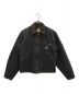 CarHartt（カーハート）の古着「Detroit Trucker Blanket Lined Jacket/デトロイトジャケット/ダックジャケット/J97 BLK」｜ブラック