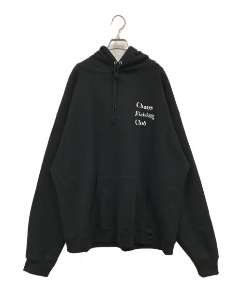 CHAOS FISHING CLUB（カオスフィッシングクラブ）CHAOS FISHING CLUB (カオスフィッシングクラブ) LOGO HOODIE/パーカー/CFC-24AW-CUT01 ブラック サイズ:XL 未使用品の古着・服飾アイテム