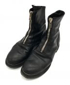 GUIDIグイディ）の古着「FRONT ZIP ARMY BOOT/ブーツ/210WZ」｜ブラック