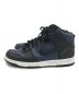 NIKE (ナイキ) FRAGMENT DESIGN (フラグメントデザイン) DUNK HI / F/ダンクハイF/DJ0383-400 ネイビー×ブラック サイズ:27.5：7000円