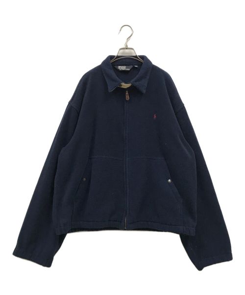 POLO RALPH LAUREN（ポロ・ラルフローレン）POLO RALPH LAUREN (ポロ・ラルフローレン) フリーススイングトップ/ジャケット ネイビー サイズ:LLの古着・服飾アイテム