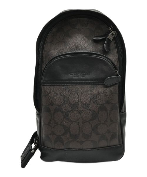 COACH（コーチ）COACH (コーチ) シグネチャーボディーバッグ/ショルダーバッグ/ボディバッグ/F39942 ブラックの古着・服飾アイテム