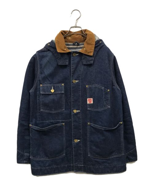 TCB jeans（ティーシービー ジーンズ）TCB JEANS (ティーシービー ジーンズ) Stray Cathartt Chore Coat/デニムコート インディゴ サイズ:34の古着・服飾アイテム