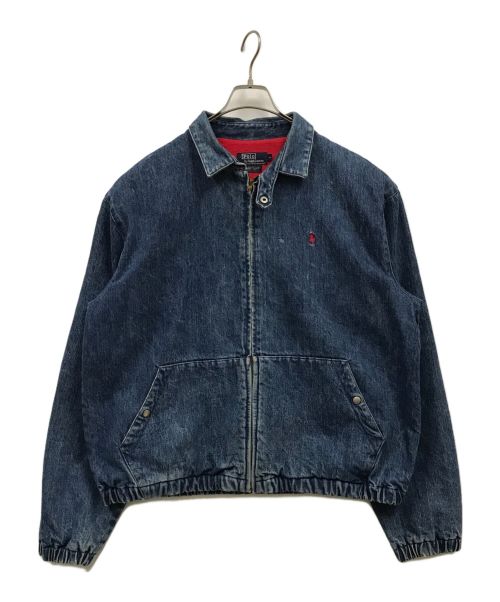 POLO RALPH LAUREN（ポロ・ラルフローレン）POLO RALPH LAUREN (ポロ・ラルフローレン) Denim Drizzler Jacket/デニムドリズラージャケット インディゴ サイズ:Lの古着・服飾アイテム