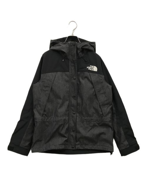 THE NORTH FACE（ザ ノース フェイス）THE NORTH FACE (ザ ノース フェイス) マウンテンライトデニムジャケット/マウンテンパーカー/マウンテンジャケット/NPW22135 グレー×ブラック サイズ:Ｌの古着・服飾アイテム