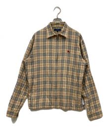 BURBERRY BLUE LABEL（バーバリーブルーレーベル）の古着「ノヴァチェックドリズラージャケット/FE810-809」｜ベージュ