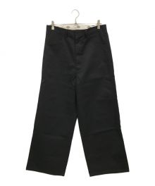 Dickies×BEAMS×FUTURE ARCHIVE BEAMS（ディッキーズ×ビームス×フューチャーアーカイブビームス）の古着「【別注】Dickies × FUTURE ARCHIVE / BAGGY PANTS/バギーワークパンツ/ワイドパンツ/ワイドワークパンツ」｜ブラック