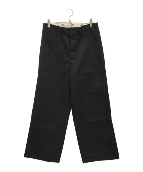 Dickies（ディッキーズ）Dickies BEAMS FUTURE ARCHIVE BEAMS 【別注】Dickies × FUTURE ARCHIVE / BAGGY PANTS/バギーワークパンツ/ワイドパンツ/ワイドワークパンツ ブラック サイズ:M 未使用品の古着・服飾アイテム