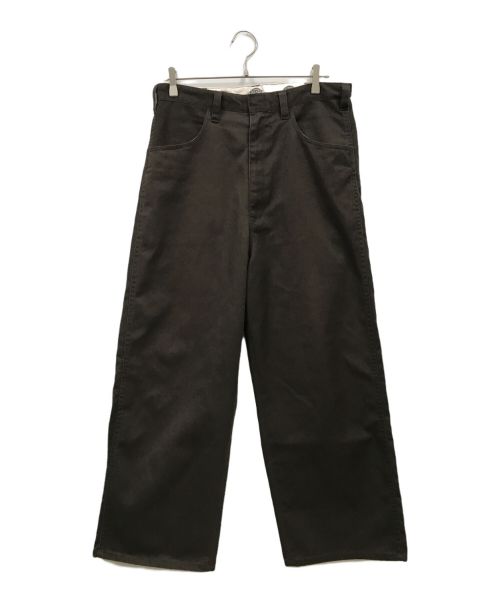 Dickies（ディッキーズ）Dickies (ディッキーズ) FUTURE ARCHIVE (フューチャーアーカイブビームス) BEAMS (ビームス) 【別注】BAGGY PANTS/バギーワークパンツ/パンツ/ワークパンツ ブラウン サイズ:Mの古着・服飾アイテム