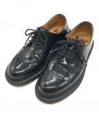 Dr.Martens×BEAMSドクターマーチン×ビームス）の古着「パテント3ホールシューズ/3ホールシューズ/21713」｜ブラック