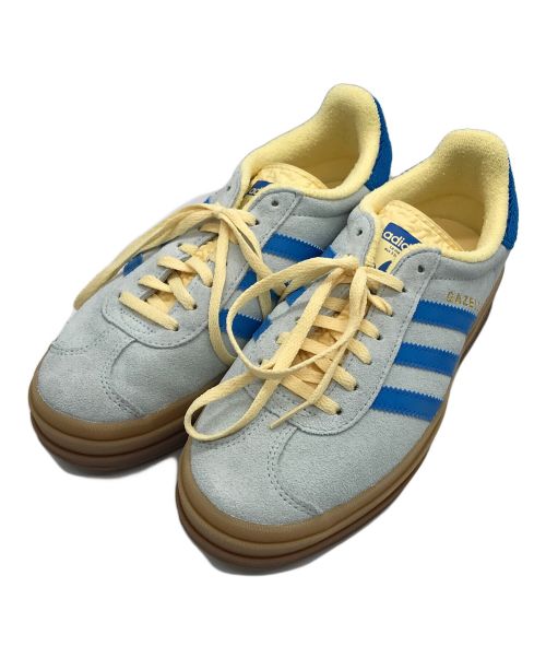 adidas（アディダス）adidas (アディダス) GAZELLE BOLD W イエロー×ブルー サイズ:24の古着・服飾アイテム