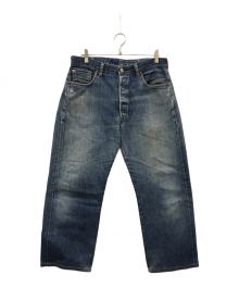 LEVI'S（リーバイス）の古着「98年製/501デニムパンツ8ボタン裏555/バレンシア工場/USA製/BIG E」｜ブルー