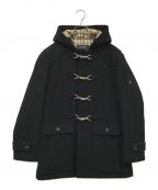 BURBERRY BLACK LABELバーバリーブラックレーベル）の古着「バーバリー/フーデッドダッフルコート/BMP75-329-09/ファイヤーマンコート」｜ブラック