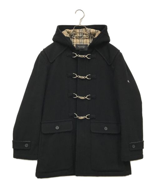 BURBERRY BLACK LABEL（バーバリーブラックレーベル）BURBERRY BLACK LABEL (バーバリーブラックレーベル) バーバリー/フーデッドダッフルコート/BMP75-329-09/ファイヤーマンコート ブラック サイズ:Mの古着・服飾アイテム