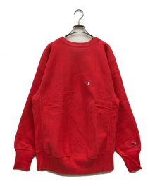 Champion（チャンピオン）の古着「刺繍タグ/90s/Champion/チャンピオン/リバースウィーブスウェット/USA製」｜レッド