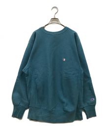 Champion（チャンピオン）の古着「リバースウィーブスウェット」｜ブルー