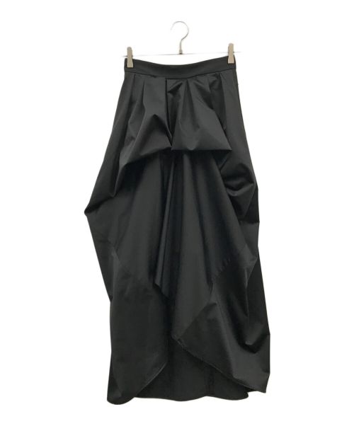 Louren（ローレン）Louren (ローレン) design taffeta skirt/lo233-13 ブラック サイズ:Mの古着・服飾アイテム