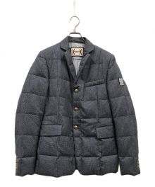 MONCLER GAMME BLEU（モンクレール ガム ブルー）の古着「ダウンテーラードジャケット/ダウンジャケット/テーラードジャケット/223913003230」｜ネイビー