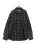 Supreme（シュプリーム）の古着「23AW Houndtooth Plaid Flannel Shirt/フランネルシャツ/シャツ/AW」｜グレー