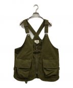 Snow peakスノーピーク）の古着「TAKIBI Canvas Vest/JK-22AU107/焚火ﾍﾞｽﾄ/キャンプベスト」｜カーキ