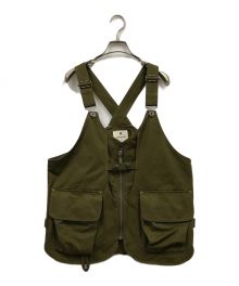 Snow peak（スノーピーク）の古着「TAKIBI Canvas Vest/JK-22AU107/焚火ﾍﾞｽﾄ/キャンプベスト」｜カーキ