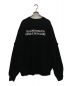 THE BLACK EYE PATCH (ブラックアイパッチ) HANDLE WITH CARE CREWSWEAT/取扱注意/スウェット/クルーネックスウェット ブラック サイズ:L：15000円