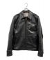 EIGHT LEATHERS（エイトレザーズ）の古着「HORSE LEATHER JACKET」｜ブラック