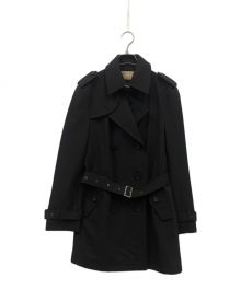 BURBERRY BLACK LABEL（バーバリーブラックレーベル）の古着「トレンチコート/BMA03-003-09」｜ブラック