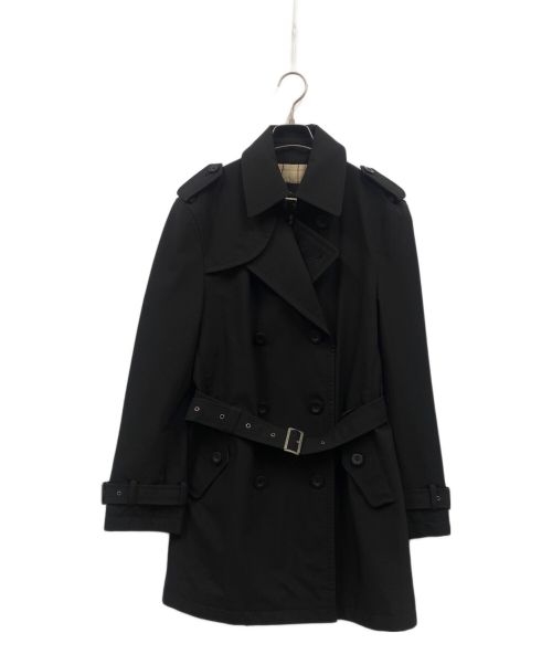 BURBERRY BLACK LABEL（バーバリーブラックレーベル）BURBERRY BLACK LABEL (バーバリーブラックレーベル) トレンチコート/BMA03-003-09 ブラック サイズ:Mの古着・服飾アイテム