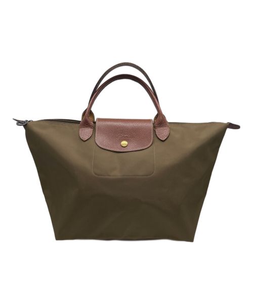 LONGCHAMP（ロンシャン）LONGCHAMP (ロンシャン) ル プリアージュ オリジナル M /トップハンドルバッグ/ナイロントートバッグ/L1623089 オリーブの古着・服飾アイテム