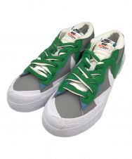 NIKE (ナイキ) sacai (サカイ) Blazer Low "Classic Green"/DD1877-001 グレー×グリーン サイズ:26.5