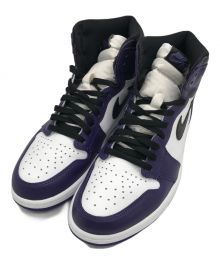 NIKE（ナイキ）の古着「AIR JORDAN 1 RETRO HIGH OG"Court Purple White/Black"/555088-500」｜パープル×ホワイト