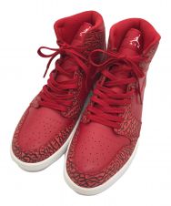 NIKE (ナイキ) AIR JORDAN 1 RETRO HIGH"Red Elephant Print/Safari"/エアジョーダン1レトロハイ レッド サイズ:30