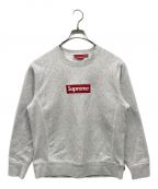 SUPREMEシュプリーム）の古着「Box Logo Crewneck Sweatshirts/ボックスロゴスウェット」｜グレー