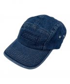 SUPREMEシュプリーム）の古着「Embossed denim camp cap」｜インディゴ