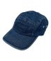 Supreme（シュプリーム）の古着「Embossed denim camp cap」｜インディゴ