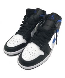 NIKE（ナイキ）の古着「Air Jordan 1 Mid "Royal"/554724-140」｜ブラック×ブルー