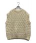 AURALEE（オーラリー）の古着「HARD TWIST MERINO ARAN KNIT VEST」｜ベージュ