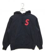 SUPREMEシュプリーム）の古着「S logo hooded sweatshirts」｜ネイビー