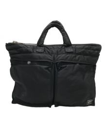 PORTER（ポーター）の古着「TANKER SHORT HELMETBAG/622-78330」｜ブラック