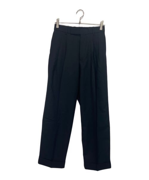 MARKAWARE（マーカウェア）MARKAWARE (マーカウェア) DOUBLE PLEATED CLASSIC WIDE TROUSERS/A24A-08PT01C ブラック サイズ:1の古着・服飾アイテム