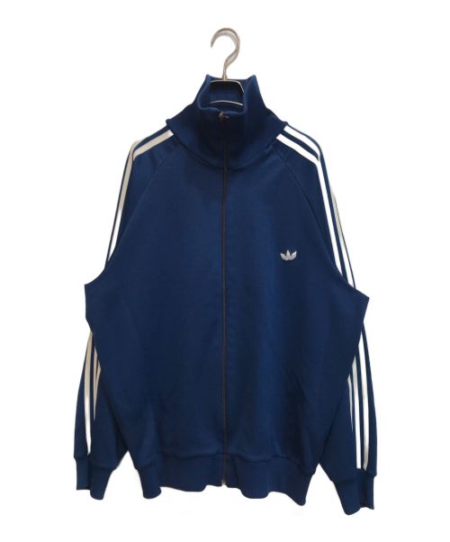 adidas（アディダス）adidas (アディダス) 80'sヴィンテージトラックジャケット/ デサントタグ  ネイビー サイズ:7の古着・服飾アイテム